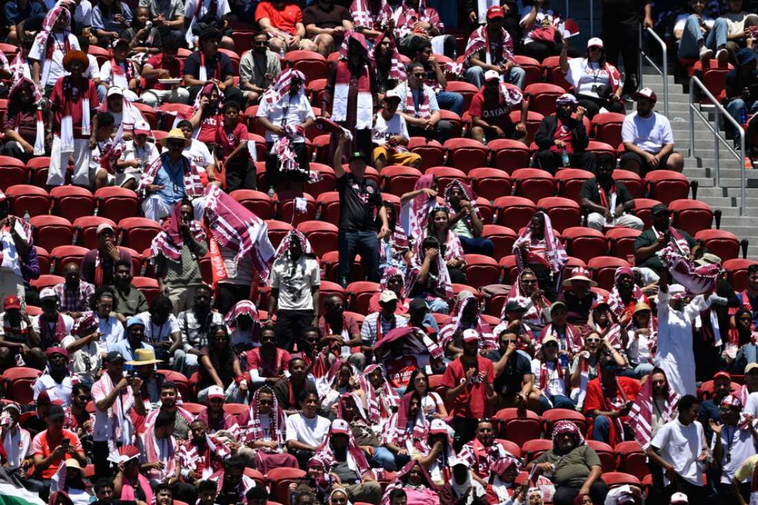 stadium soccer match 2026 fans crowd