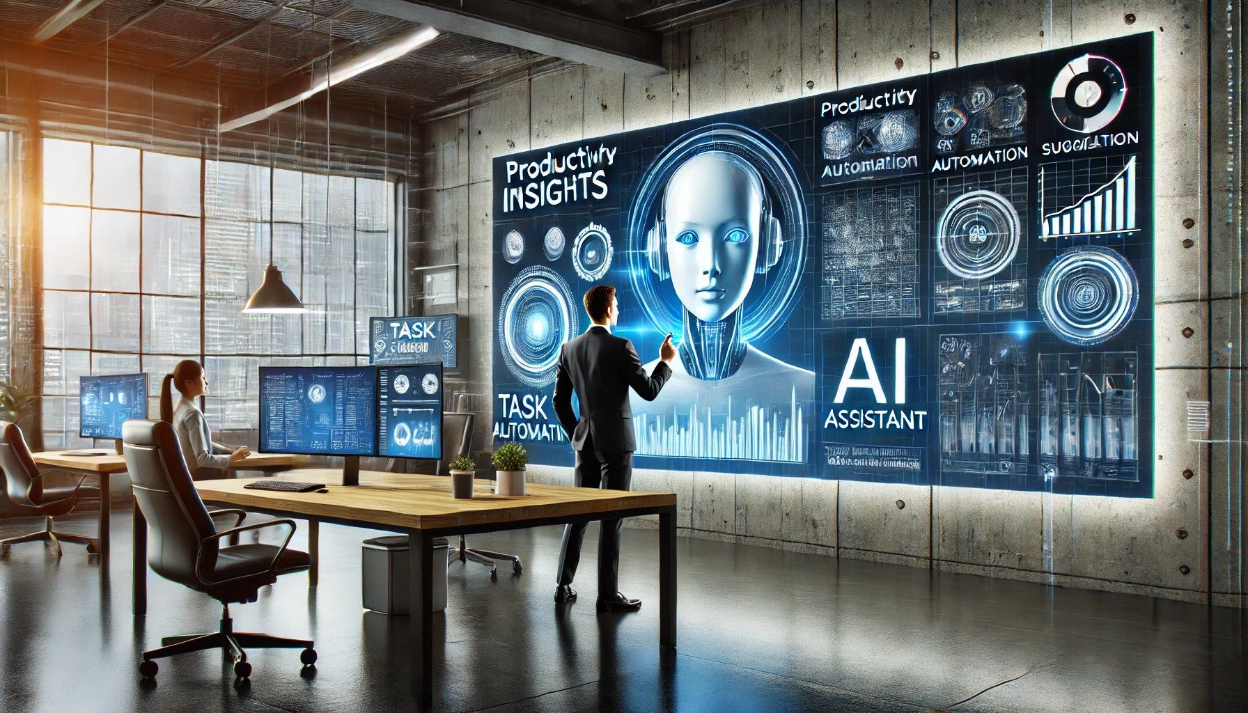 AI interface showing real-time content optimization and SEO metrics