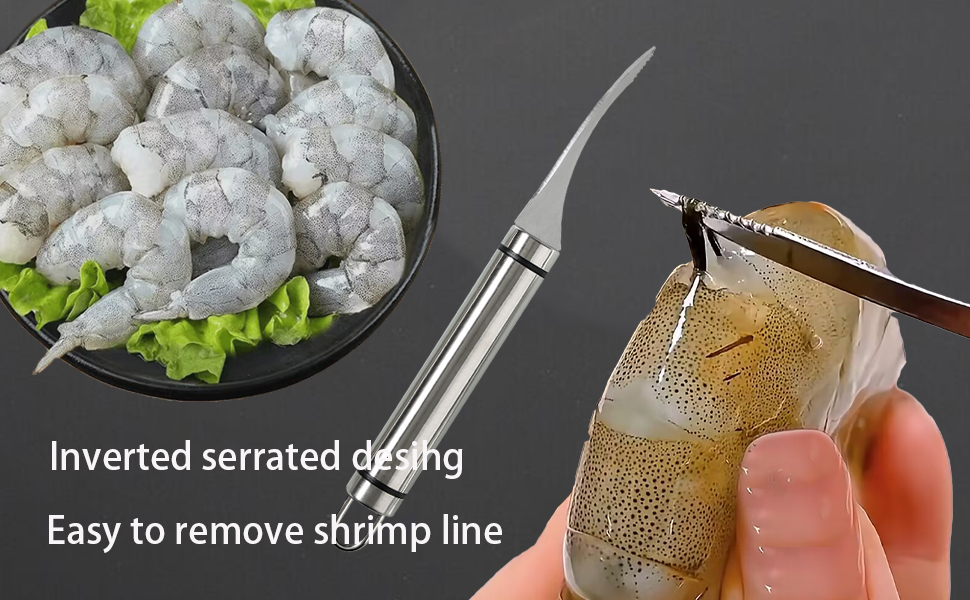 An array of tools used for preparing seafood