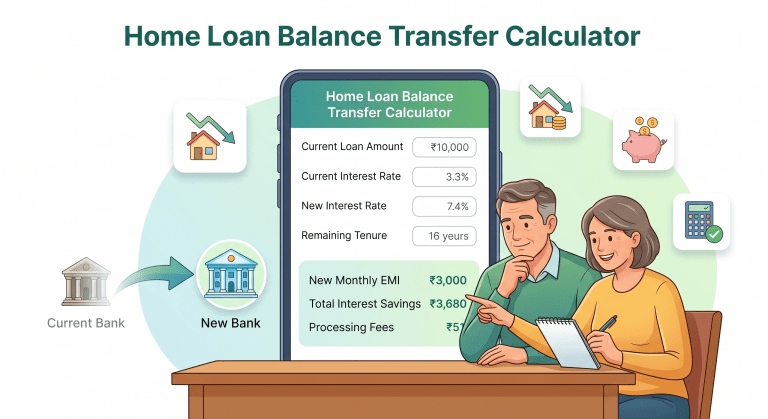 Refinancing and balance transfer infographic showing savings comparison