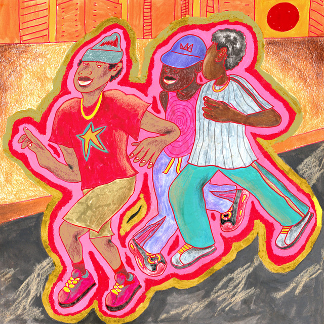 Kokoroko Just Can't Wait single artwork representing urban joy